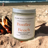 Bonfire Beach Soy Jar Candle (Small and Medium)