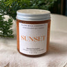 SUNSET Spiced Pumpkin Soy Jar Candle (Small and Medium)