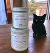 Cat Person Jar Candle (Small and Medium) (Copy)