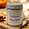 Autumn Hay Ride - Spicy Vanilla Soy Jar Candle (Small and Medium)