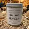 Autumn Hay Ride - Spicy Vanilla Soy Jar Candle (Small and Medium)