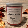 Cranberry Spice Soy Jar Candle (Small and Medium)