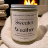 Sweater Weather - Maple Apple Butter Soy Jar Candle (Small and Medium)