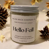 HELLO FALL - Pumpkin Vanilla Maple Soy Jar Candle (Small and Medium)