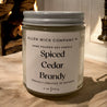 Spiced Cedar & Brandy Soy Jar Candle (Small and Medium)