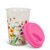 Beeswax Candles 8 oz. + Bee Themed Travel Mug (12 oz. - 355 ml)